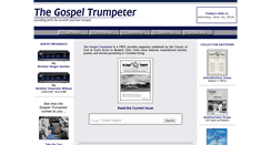 Desktop Screenshot of gospeltrumpeter.com