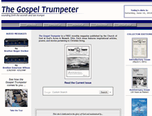 Tablet Screenshot of gospeltrumpeter.com